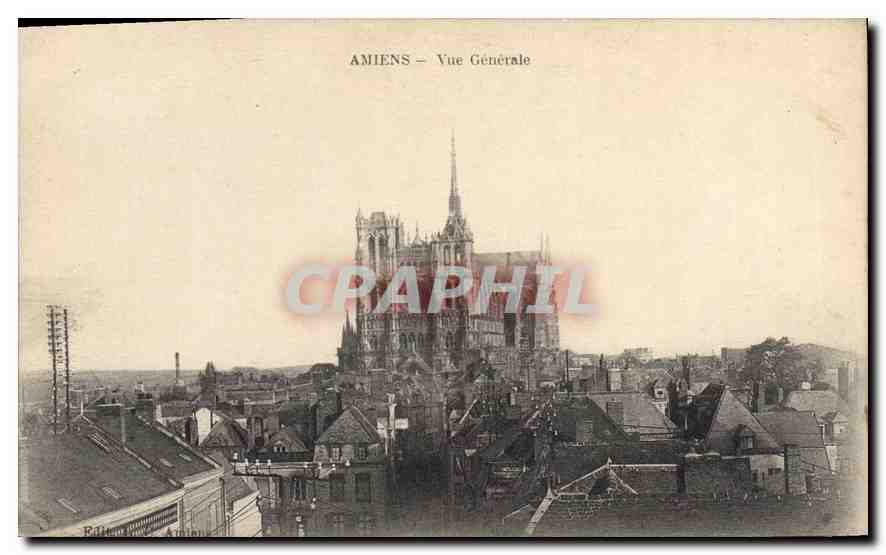 CPA Amiens vue generale 