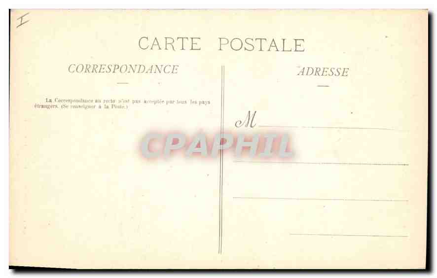 CPA Amiens cathedrale Rosace du Sud  — Verso