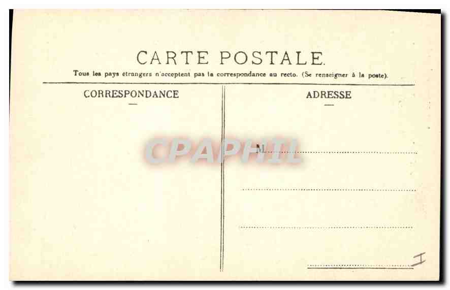 CPA Amiens la cathedrale la Chaire la Nef  — Rückseite