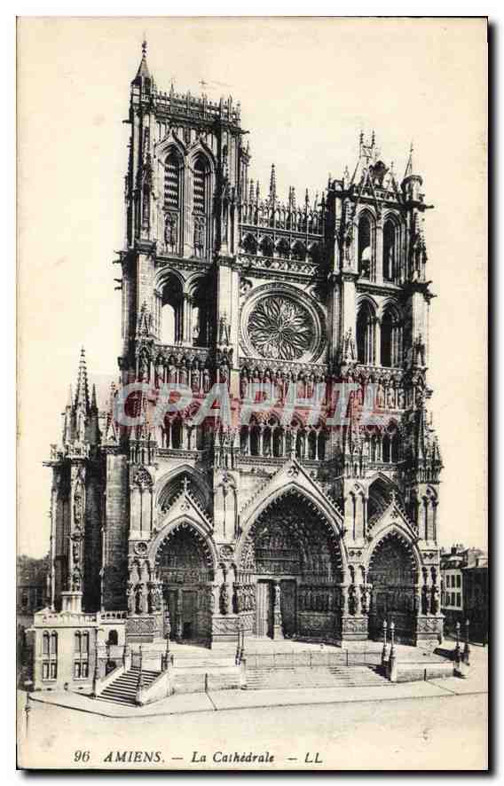 CPA Amiens la cathedrale 