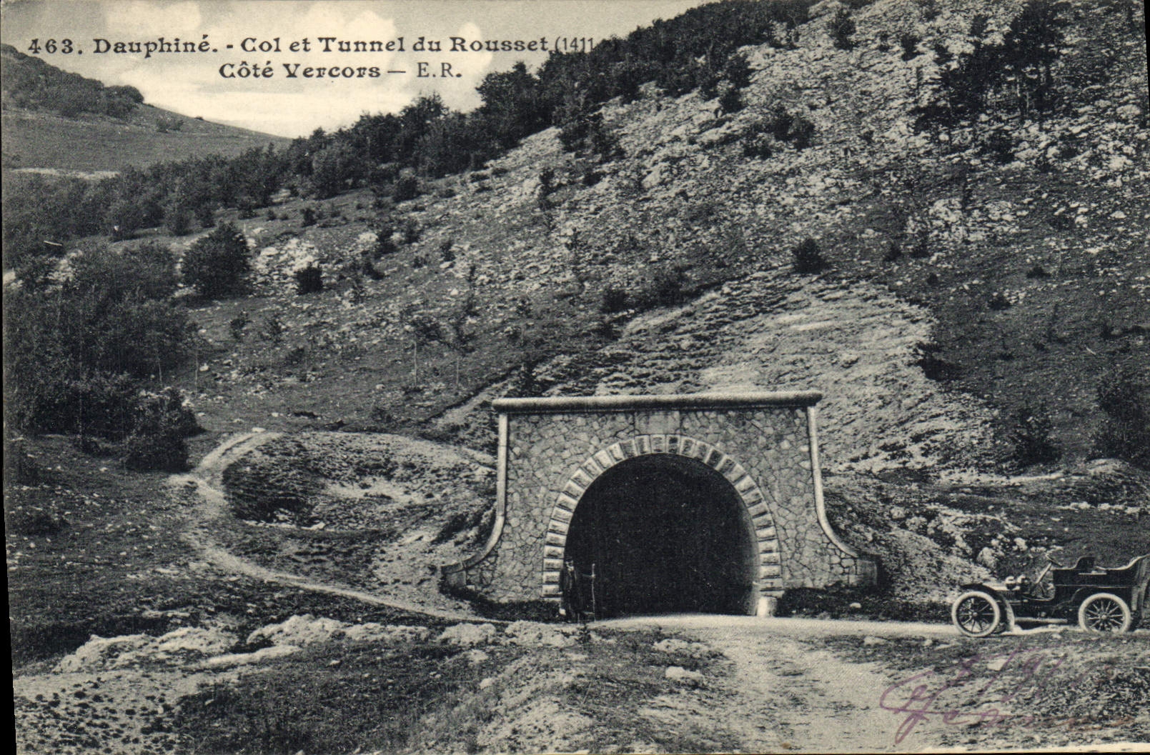 Col et Tunnel du Rousset (1411) — Dauphiné — Côté Vercors — E.R. — N° 463