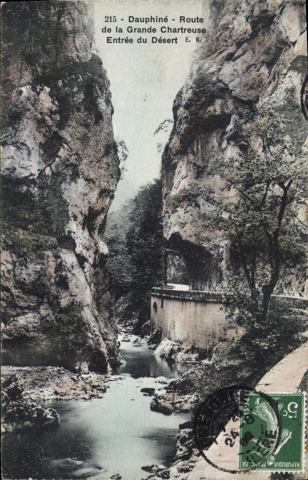 Entrée du Désert — Grande Chartreuse — Route de la Grande Chartreuse — E.R. — n°215