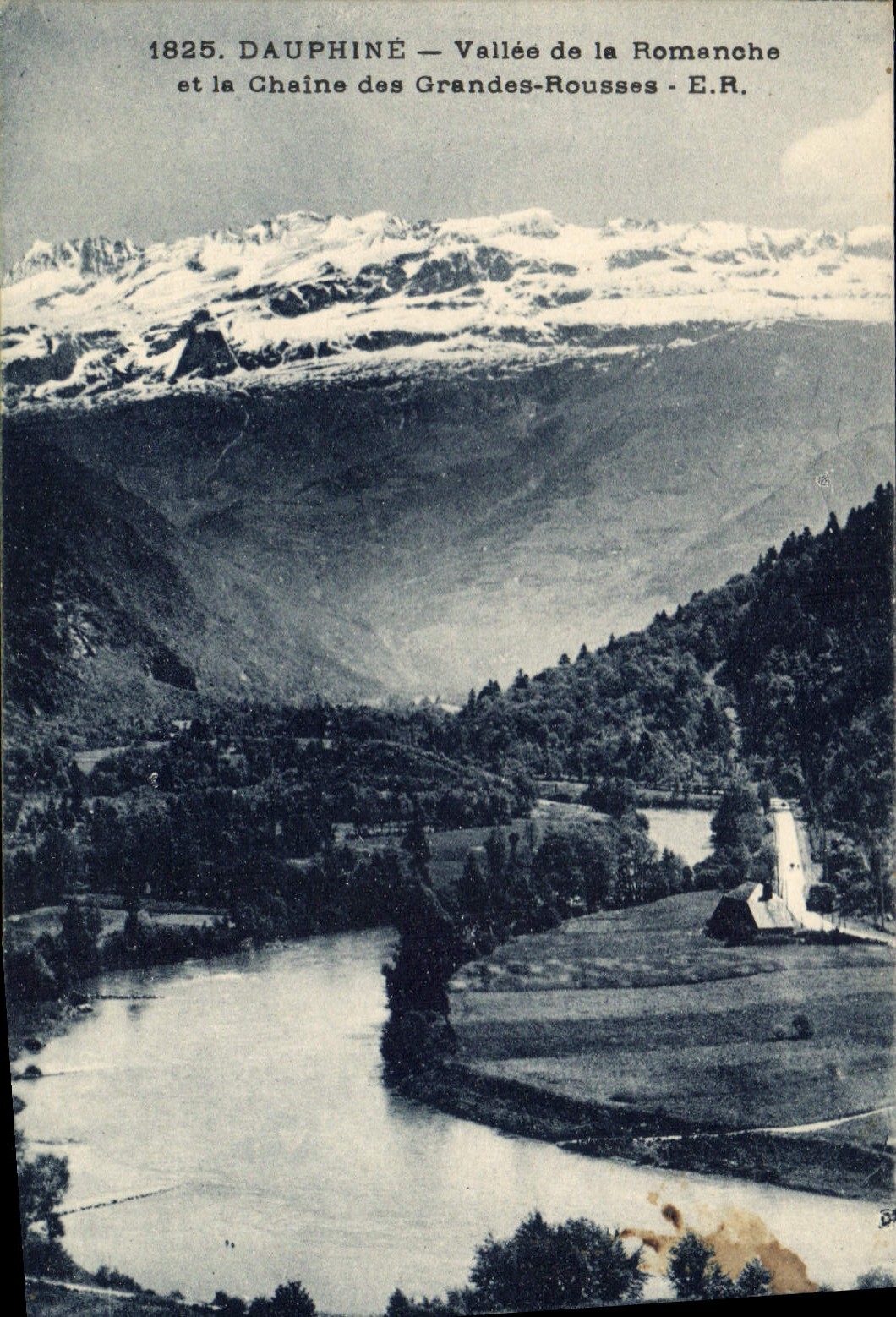 CPA Dauphine vallee de la Romenoche et la Cheine des grandes Rousses 