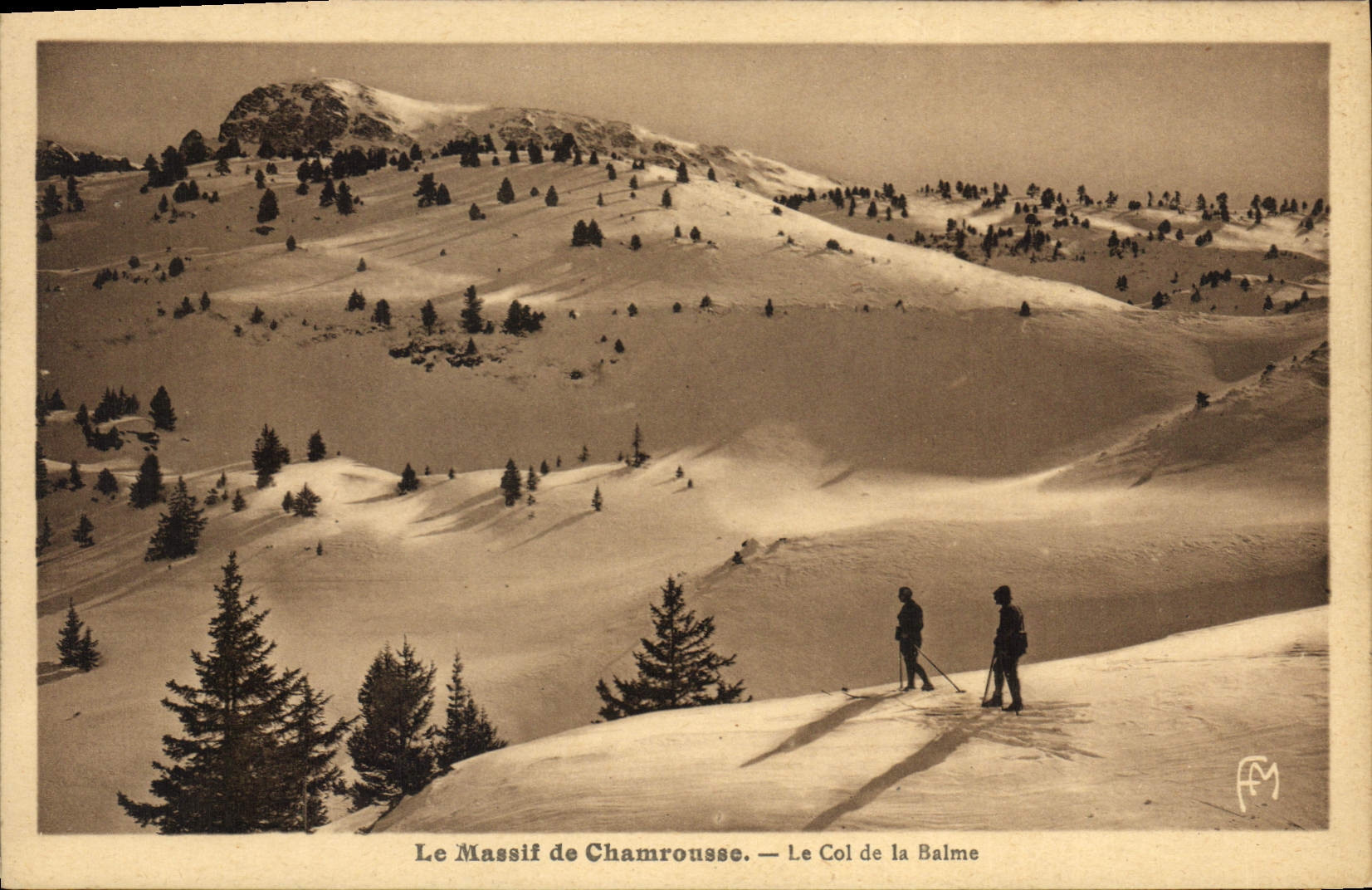 CPA Le Massif de Chamrousse le Col de la Balme 