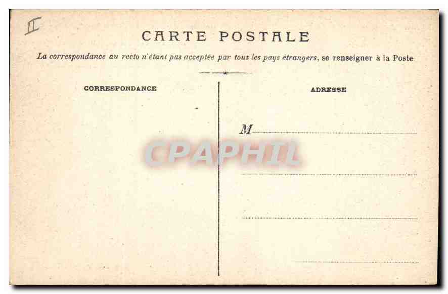 CPA Les Sept Laux le lac Cos en face le Rocher Blanc la Pyramide la Combe Agnolin et le Col de l'Ami — Verso
