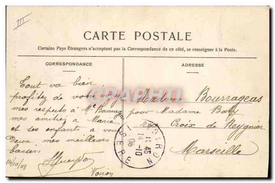 Route de St-Pierre-d'Entremont — Sortie du Tunnel du Frou — J.O. Bihl, Voreppe, n°376 — Rückseite