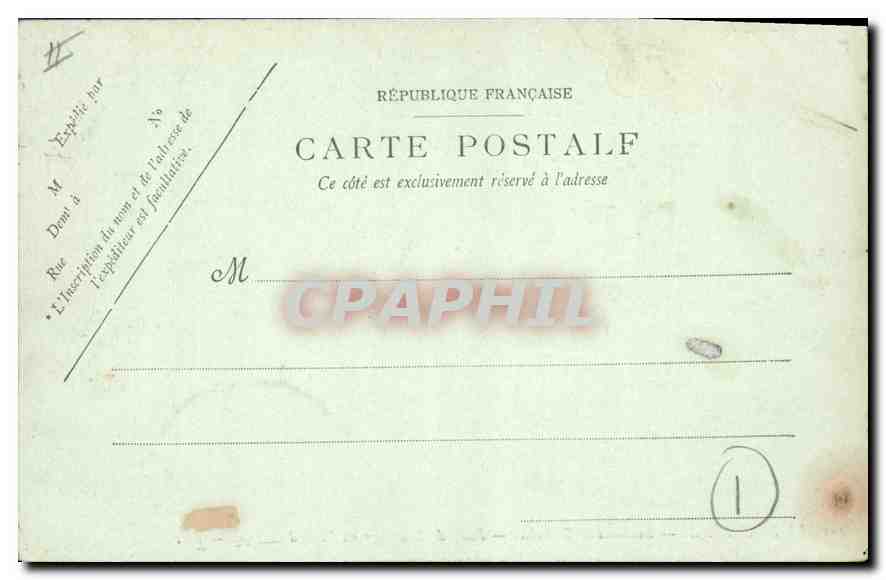 CPA Le Dauphine environs de Grenoble route de Sassenage au Villard de Lans  — Verso