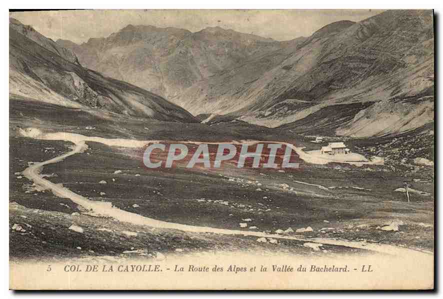 Col de la Cayolle — La Route des Alpes et la Vallée du Bachelard — LL