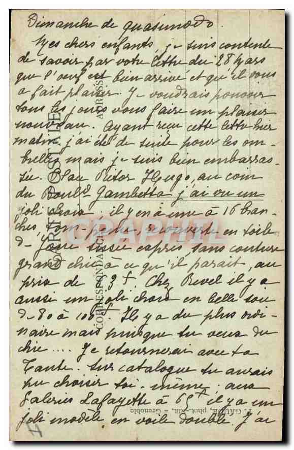 CPA Grenoble Bords de l'Isere et les Alpes l'Ile d'Amour  — Rückseite