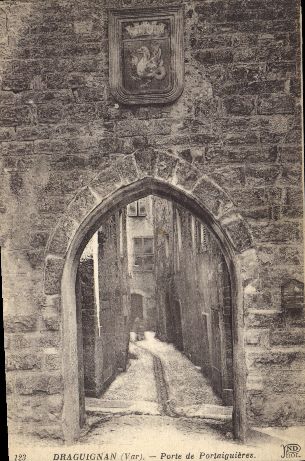 CPA Draguignan Var Porte de Portaiguieres 