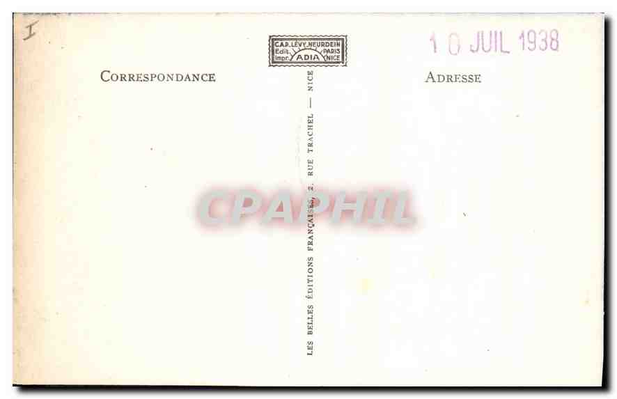 CPA Draguignan la Tour de l'Horloge  — Rückseite