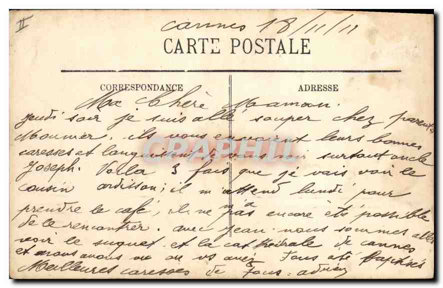 CPA L'Esterel Corniche d'Or Rue St Barthelemy et le St Pilon  — Rückseite
