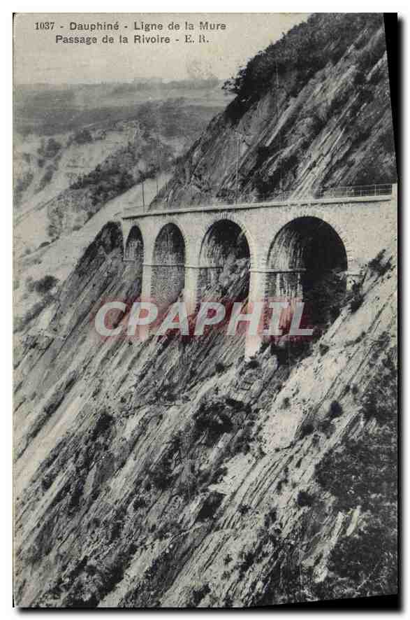 CPA Dauphine Ligne de la Mure Passage de la Rivoire 