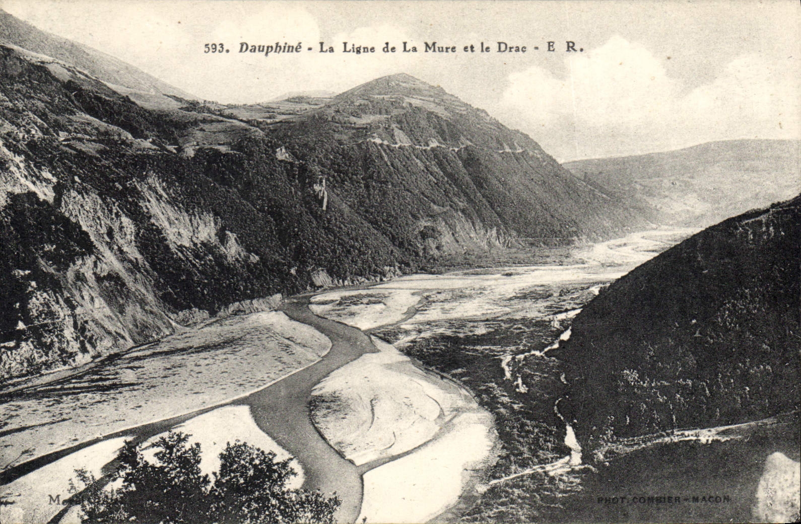 CPA Dauphine la Ligne de la Mure et le Drac 