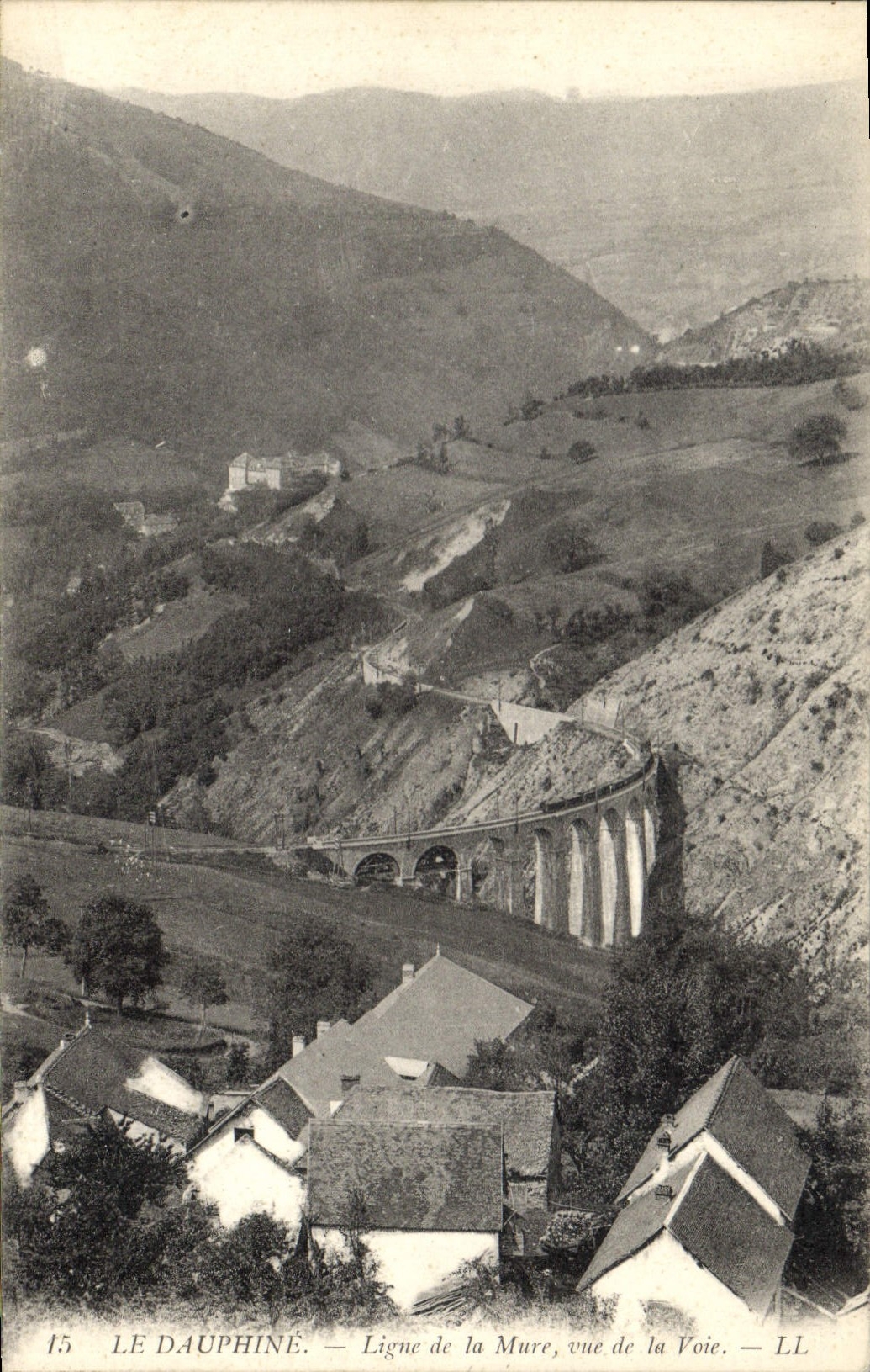 Ligne de la Mure, vue de la Voie — Le Dauphiné — LL