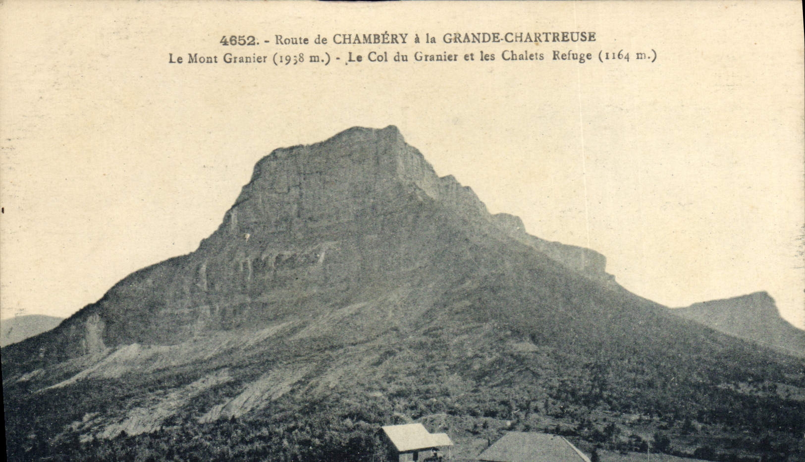 Le Mont Granier — Route de Chambéry à la Grande Chartreuse — éditeur CPAPHIL, n° 4652
