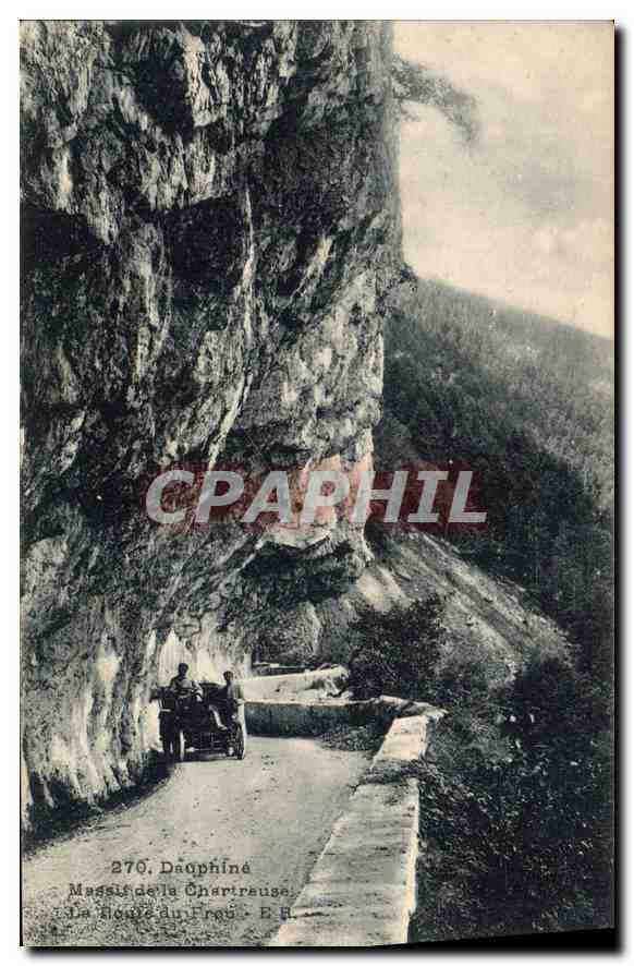 CPA Dauphine Massif de la Chartreuse la route du Frou 