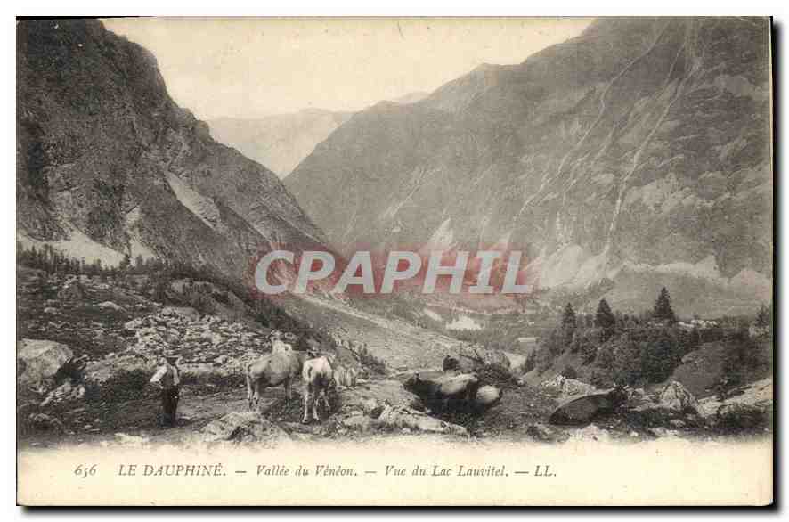 Vallée du Vénéon — Vue du Lac Lauviet — LL — L'Imprimerie Nouvelle Photographique, Paris