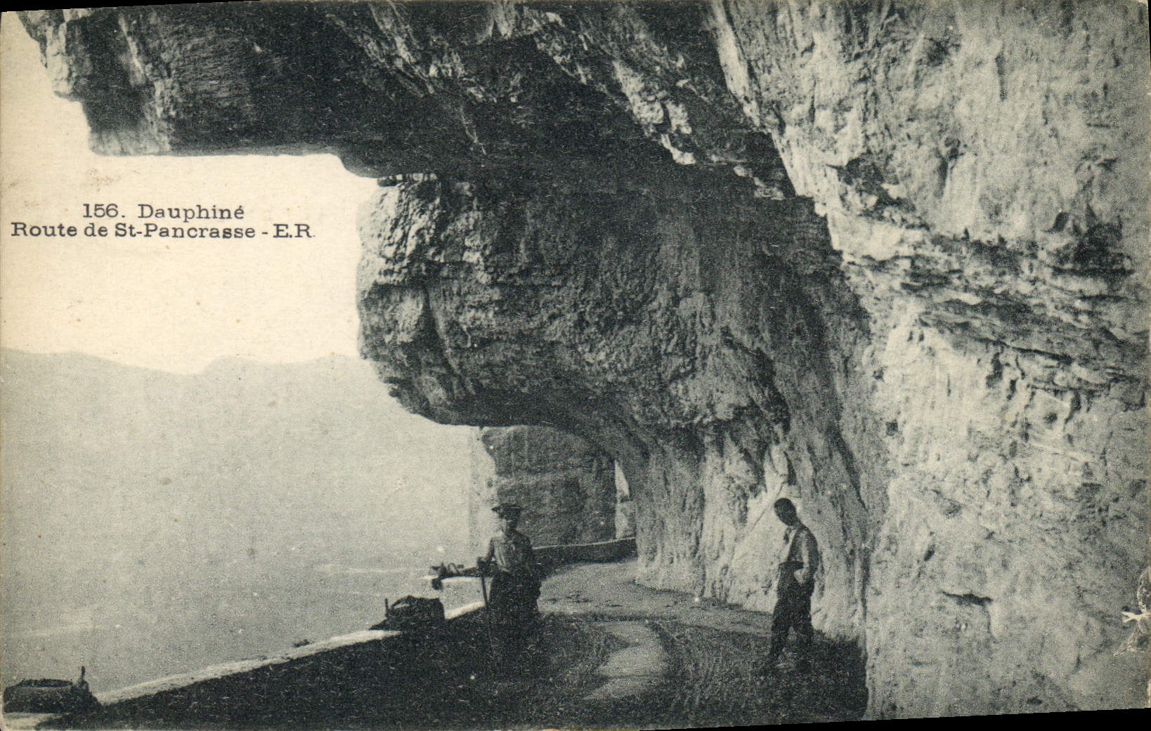 Route de St-Pancrasse - Dauphiné — Éditeur E.R. n°156