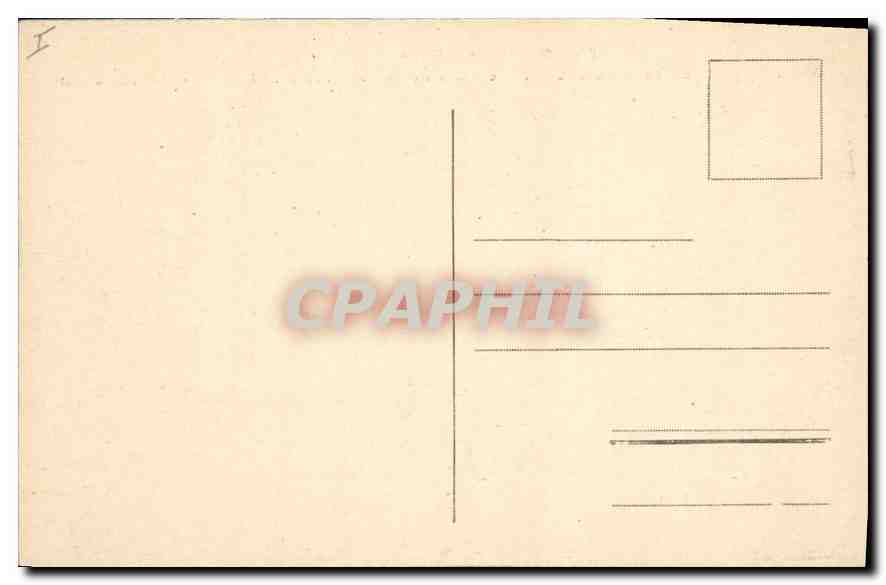 CPA Dauphine Vallee du Veneon le plan du lac et la Tete des Fetoules  — Rückseite