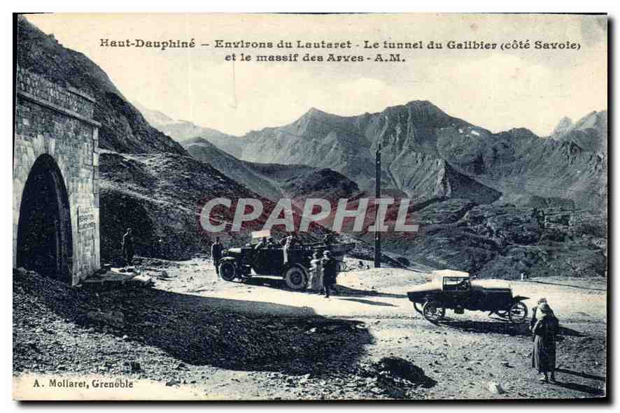 Haut-Dauphiné – Environs du Lautaret – Le tunnel du Galibier (côté Savoie) et le massif des Arves - A.M. – A. Mollaret, Grenoble