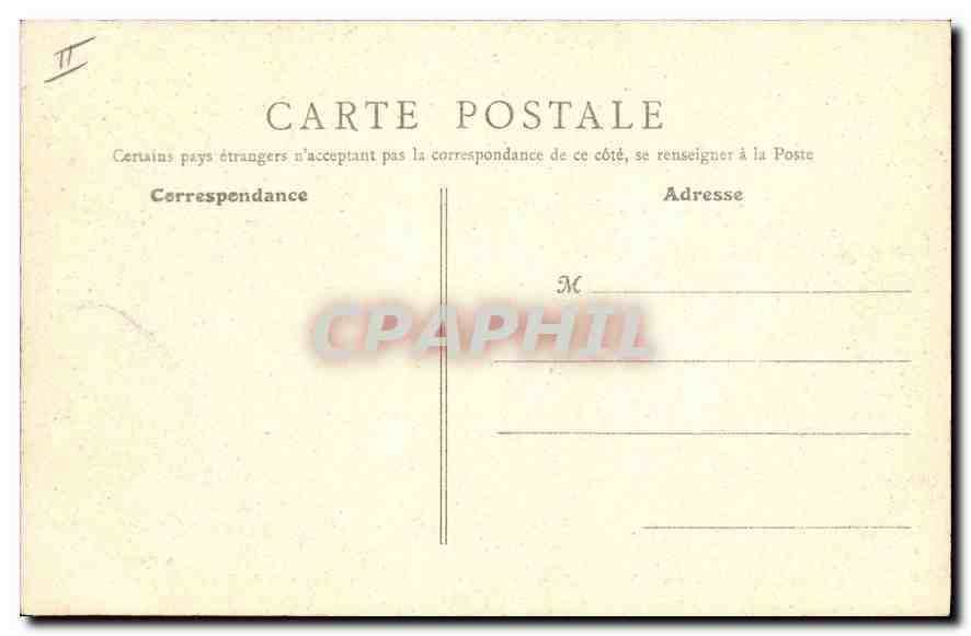 CPA Environs de Cremieu Isere Route dans les Gorges de la Fusa  — Rückseite