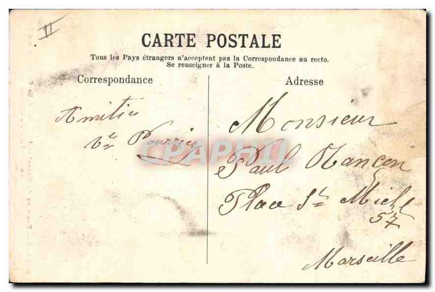 CPA Dauphine environs du Monestier de Clermont la Gresse et le defile des Beaummettes  — Rückseite