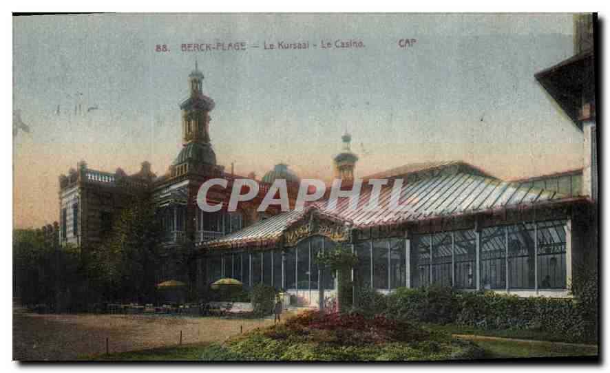 CPA Berck Plage le Kursaal le Casino 