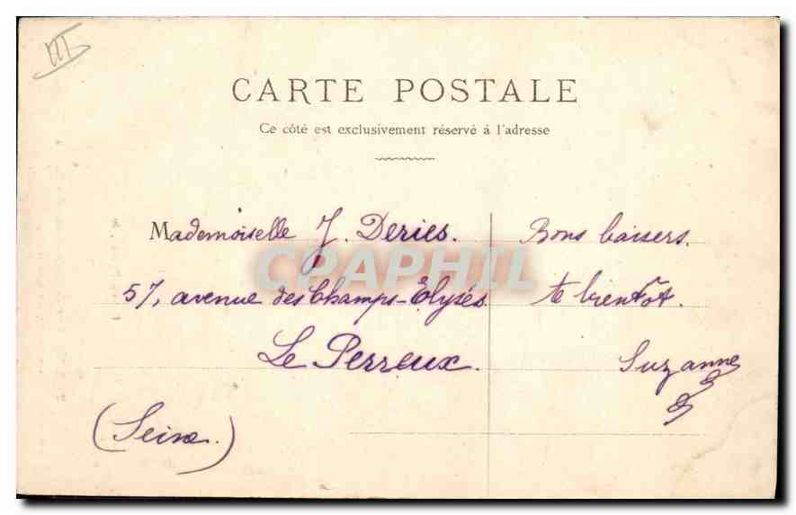 CPA Berck Plage l'interieur de Notre Dame des Sables  — Rückseite