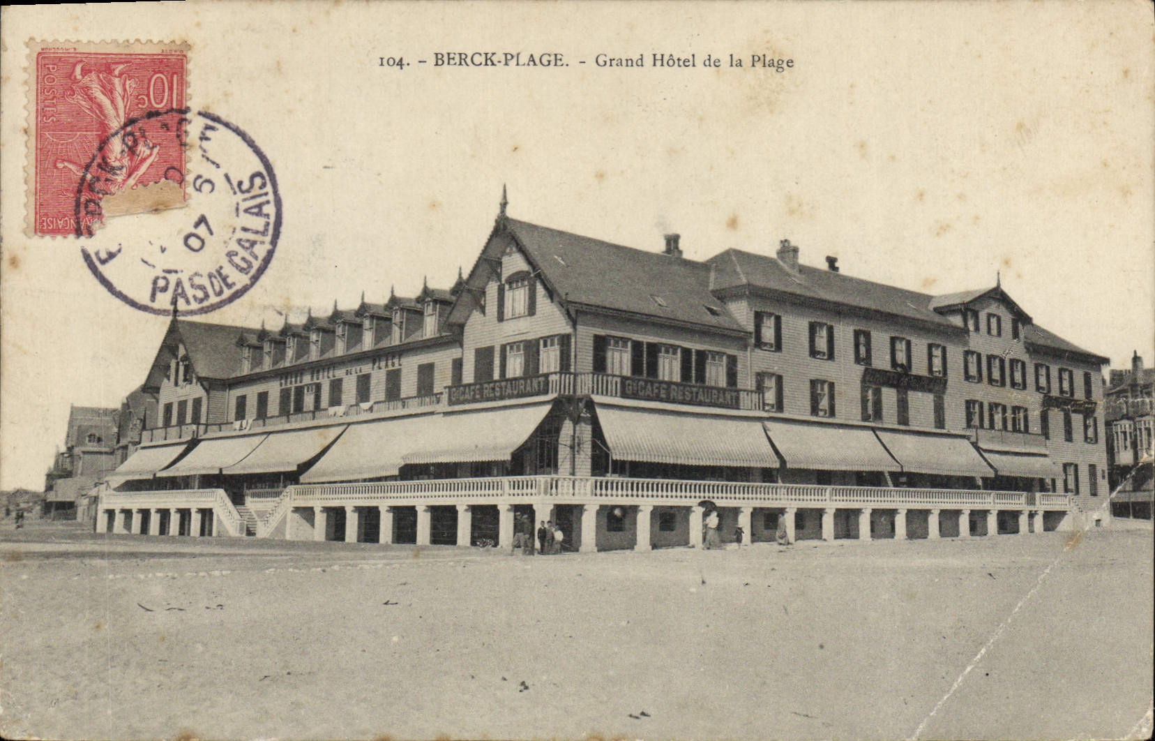 CPA Berck Plage Grand hotel de la plage 