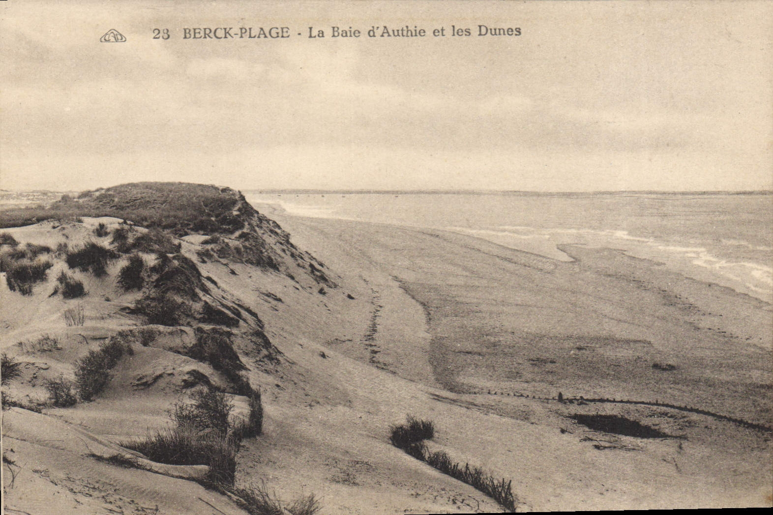 CPA Berck Plage le Baie d'Authie et les Dunes 