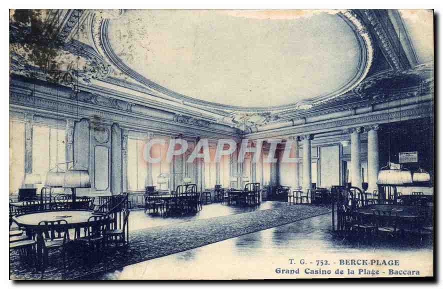 CPA Berck Plage grand casino de la plage Baccara 