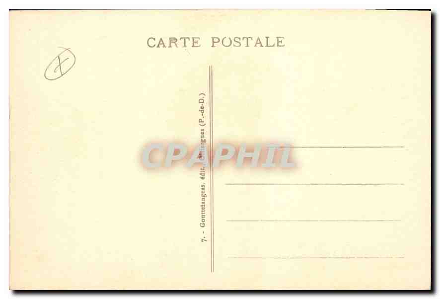 CPA Le Mont Dore Vallee d'Enfer et Aiguilles du Diable  — Rückseite