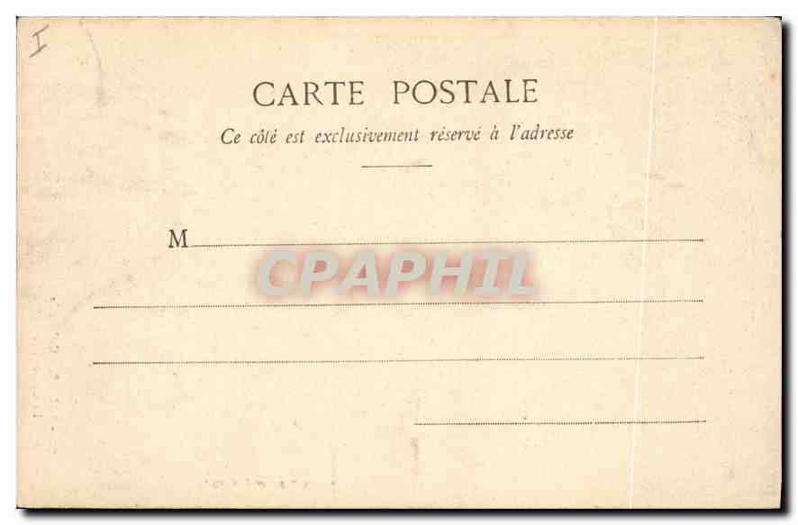 CPA Amiens cathedrale la Grande Nef  — Rückseite