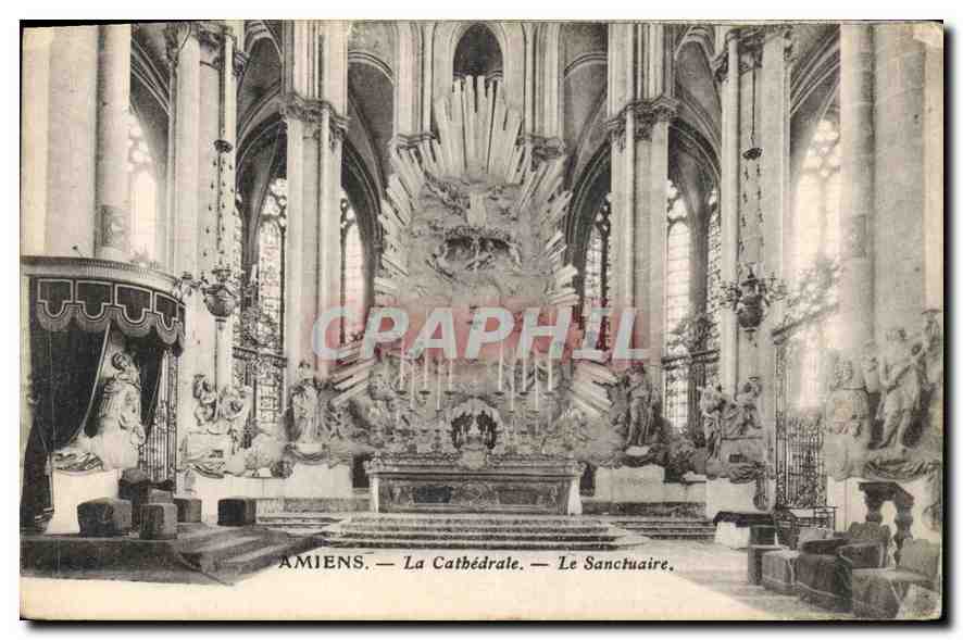 CPA Amiens la cathedrale le Sanctuaire 