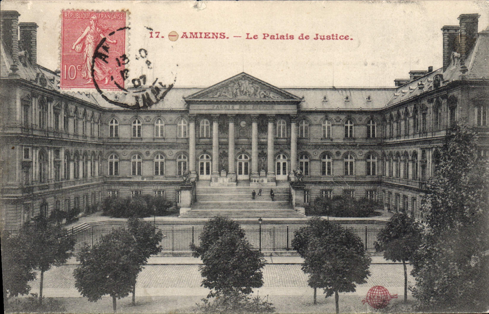 CPA Amiens le palais de justice 