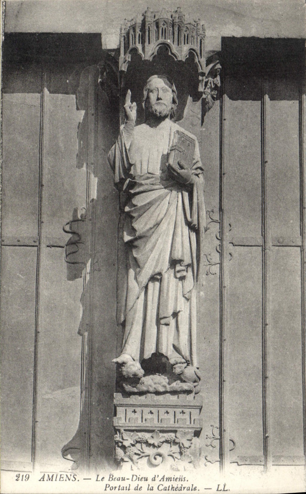 CPA Amiens le Beau Dieu d'Amiens portail de la cathedrale 