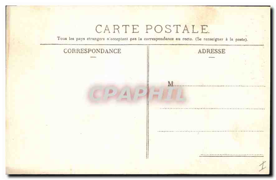 CPA Amiens la cathedrale les Stalles  — Verso