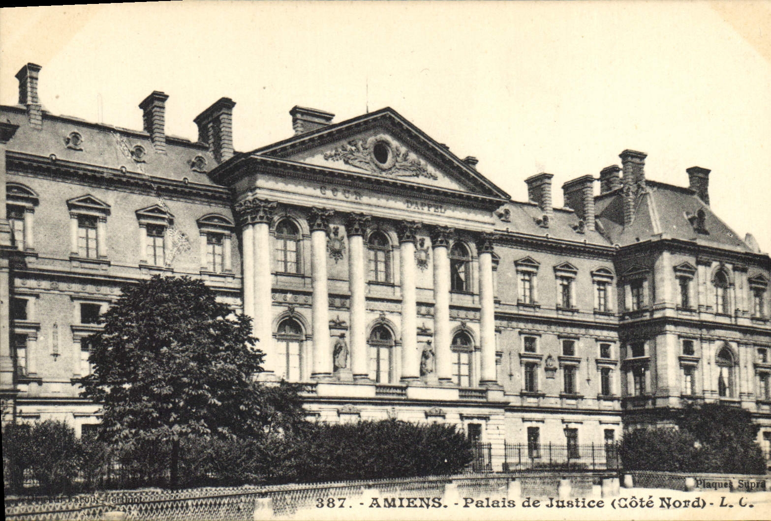 CPA Amiens palais de justice cote Nord 