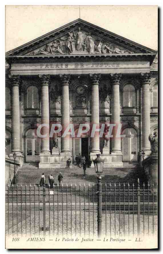 CPA Amiens le palais de justice le Portique 