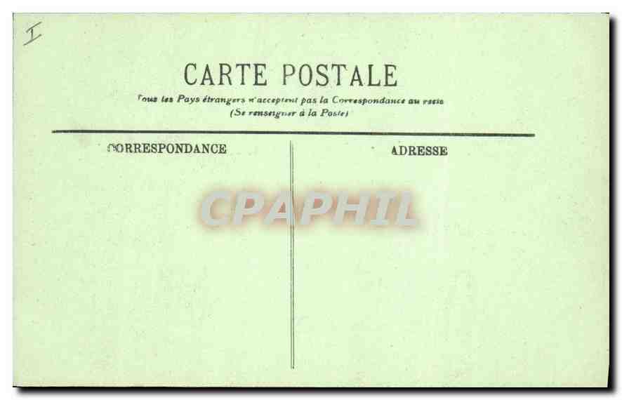 CPA Amiens le palais de justice le Portique  — Rückseite