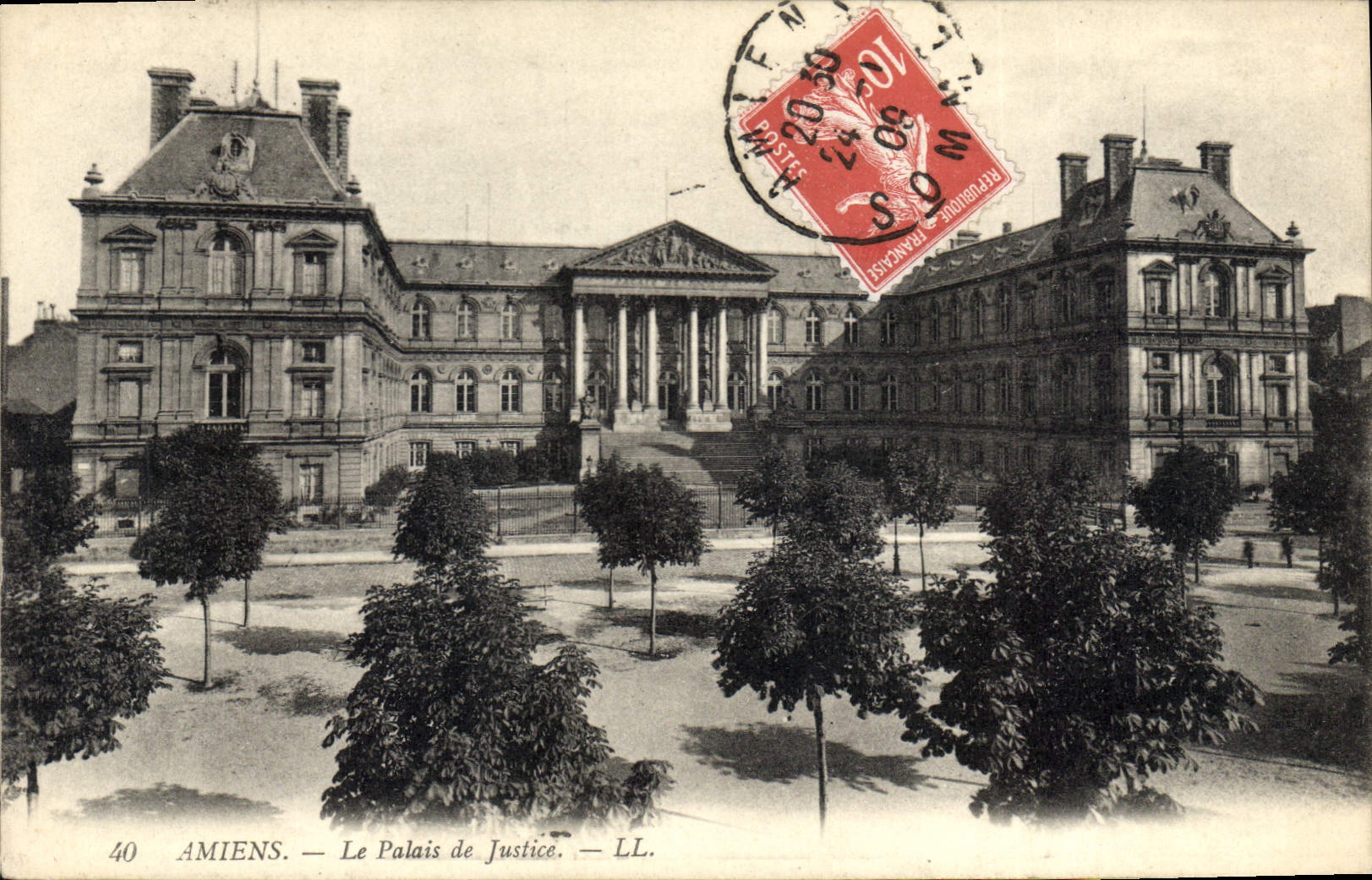CPA Amiens le palais de justice 