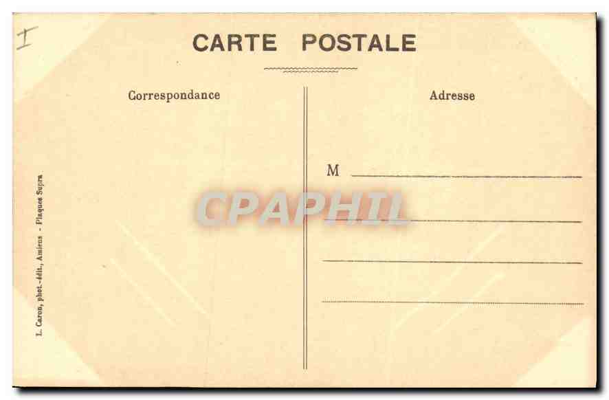 CPA Amiens cathedrale Arcs boutants du Choeur  — Rückseite