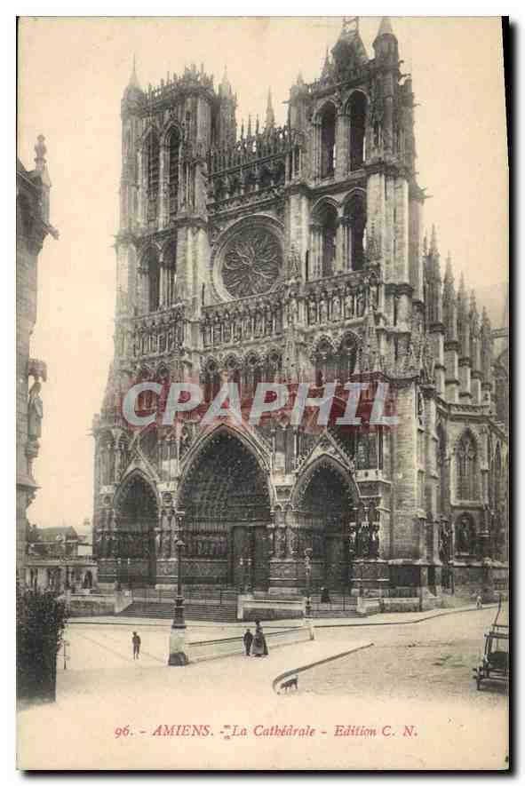 CPA Amiens la cathedrale 