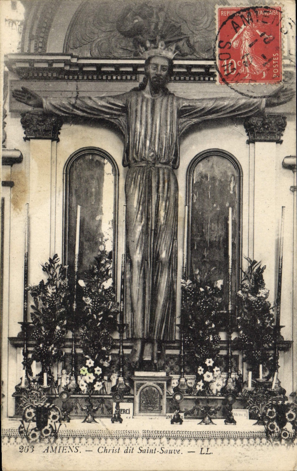 CPA Amiens Christ dit Saint Sauve