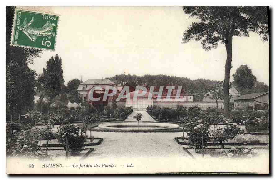 CPA Amiens Le Jardin des Plantes