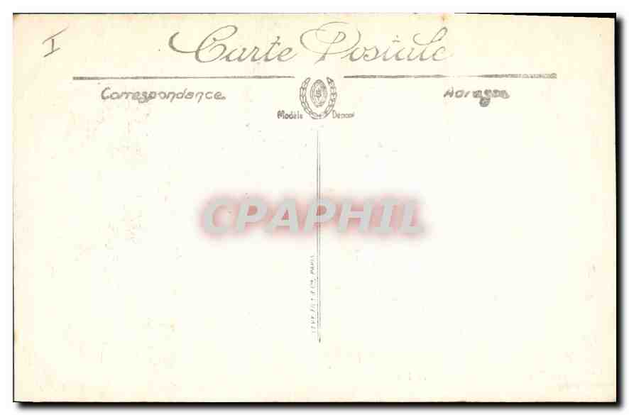 CPA Amiens L'Hotel de Ville — Rückseite