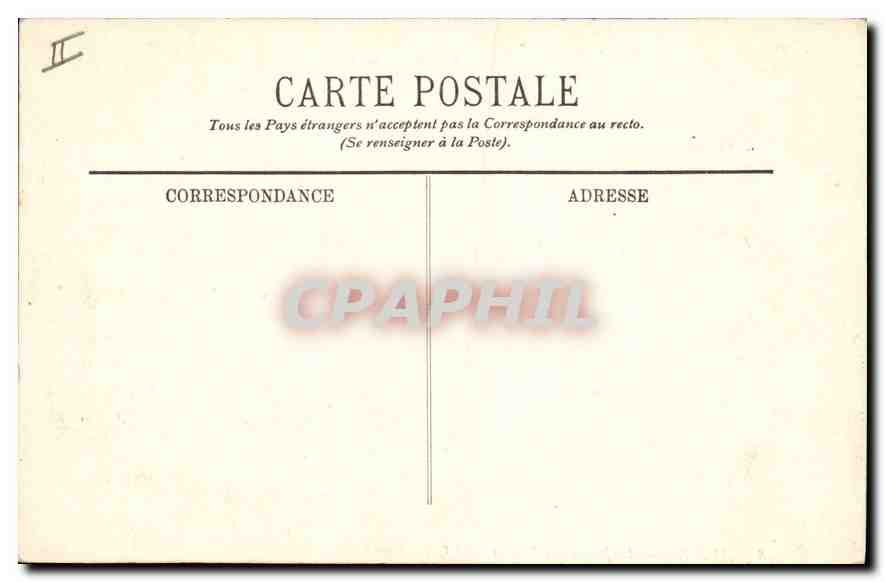 CPA Amiens Le Jardin des Plantes — Rückseite