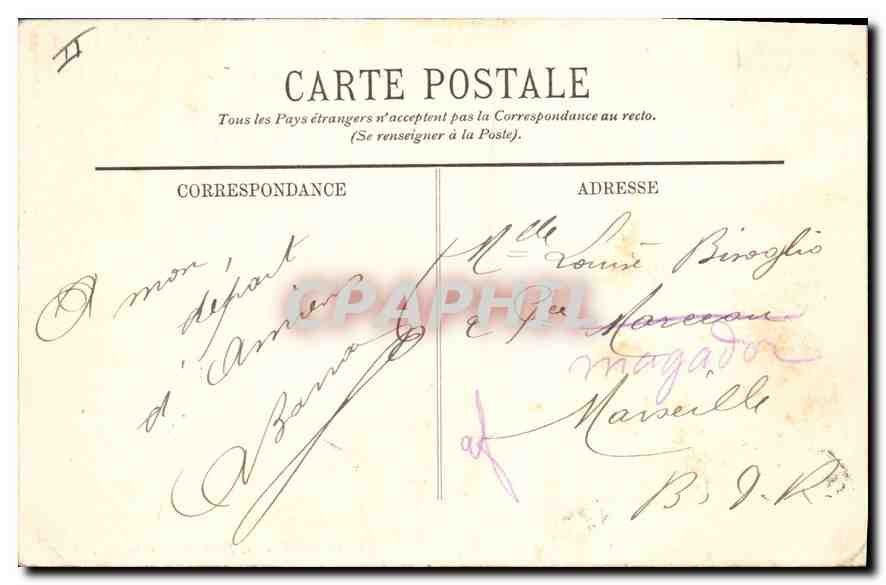 CPA Amiens Les Hortillonages — Rückseite