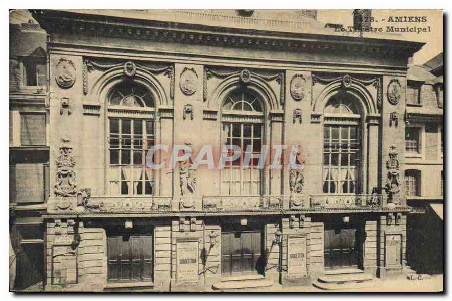CPA Amiens La Theatre Municipal